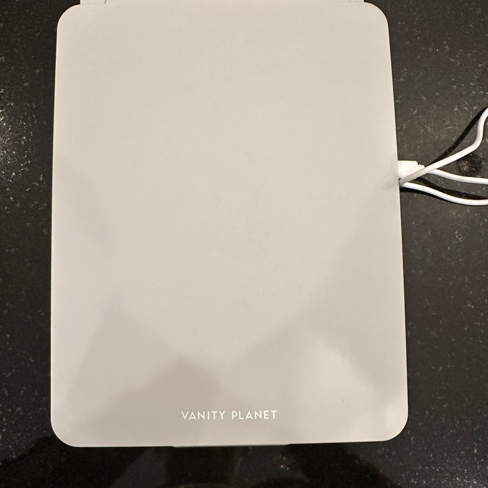 Vanity Planet Gray LED Mirror